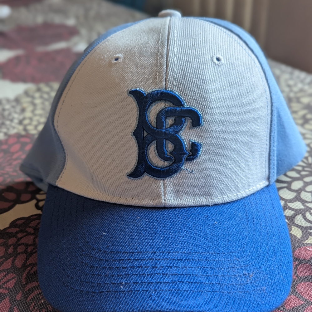 Brooklyn Cyclones Blue and White Baseball Cap. Adjustable.